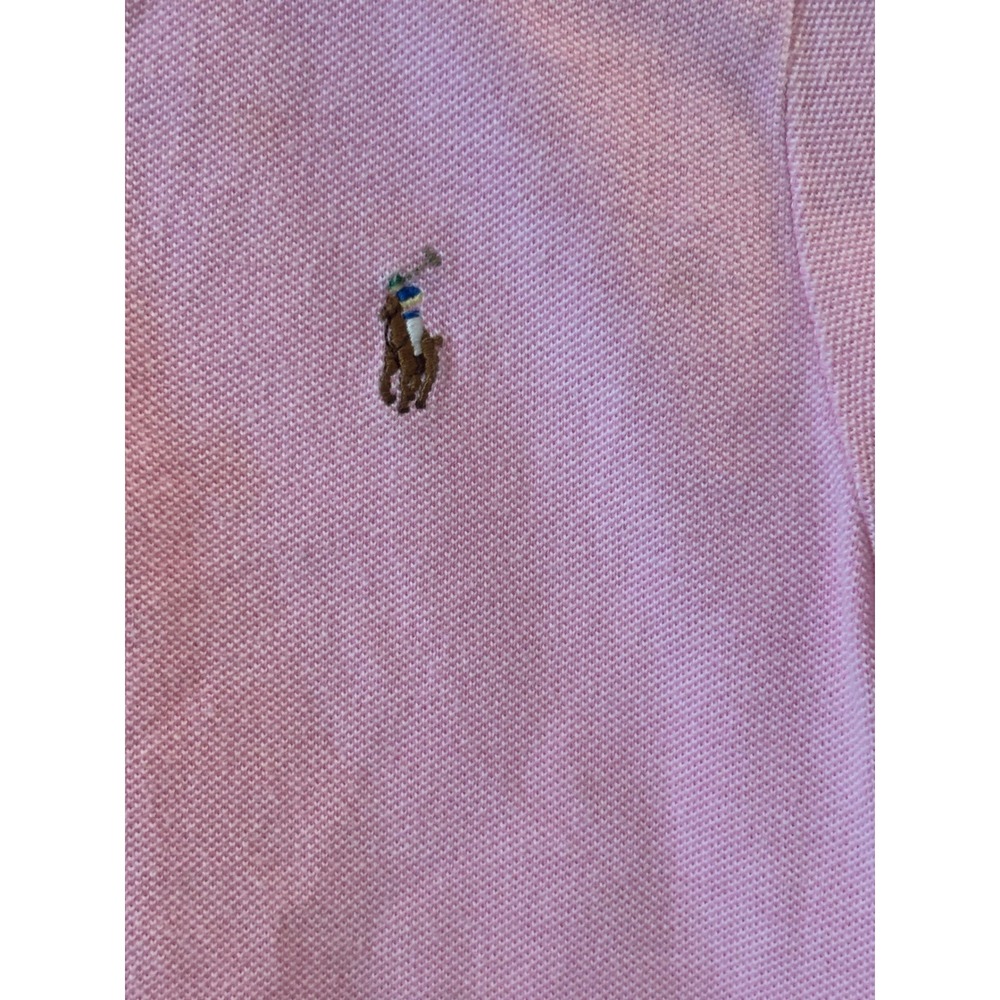 Polo Ralph Lauren Kids Pink Short Sleeve Pique Polo Shirt Size 4/4T Pony Logo - Picture 3 of 9